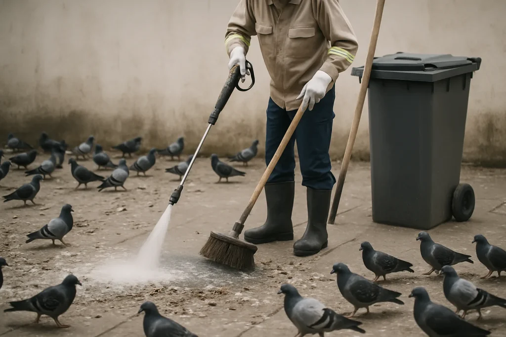 Gérer une invasion massive de pigeons : aspects juridiques et solutions rapides